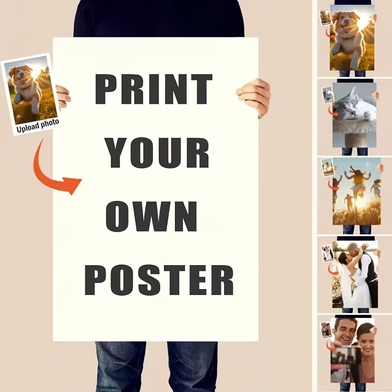 Photography Poster - Pôster Personalizado sem Moldura com Foto/Textos