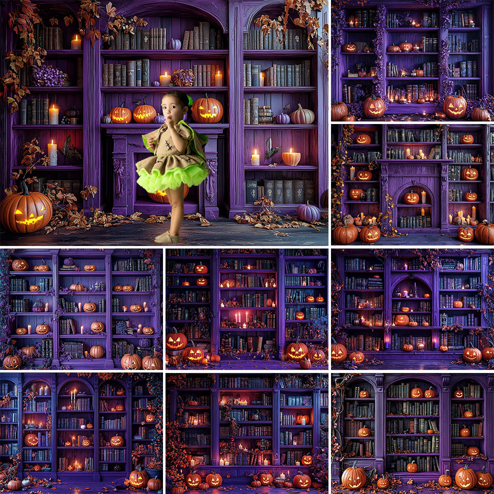 Photography Trick - Halloween Themed Photography Background, Scary Pumpkin