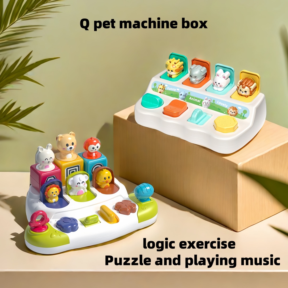 Photography Jokes - Brinquedos Pop-Up de Animais Montessori Mais