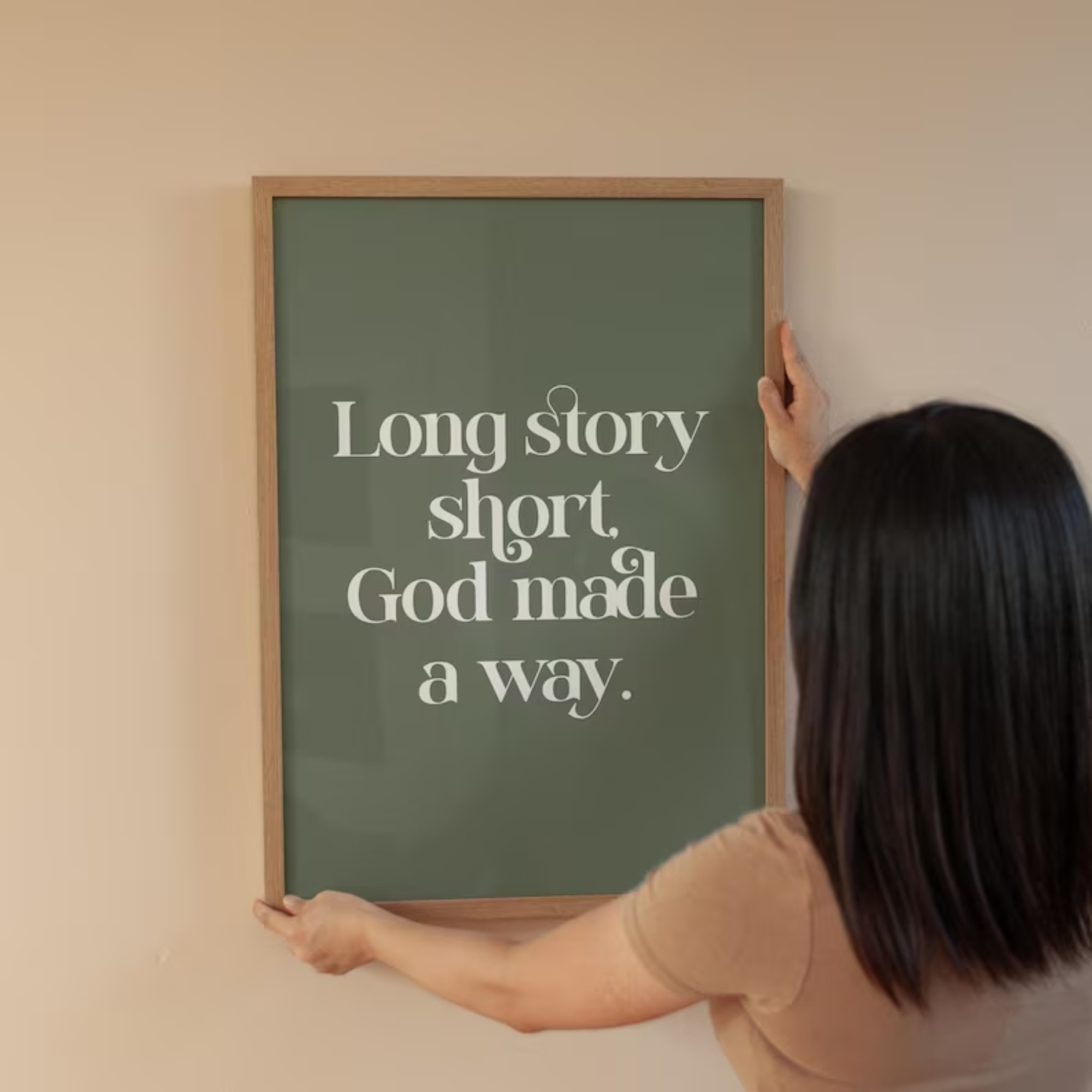 Long Story Short God Made A Wa - Photography Gallery avaliação e preço