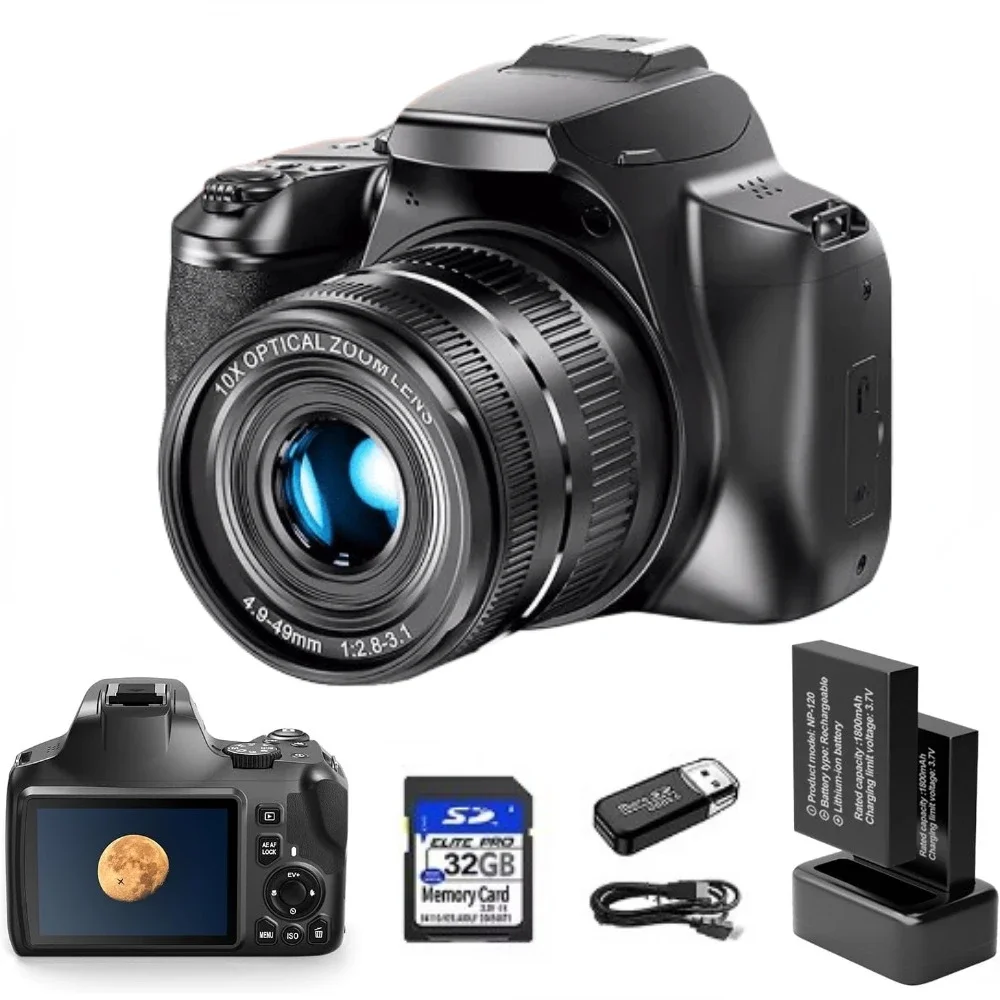 Câmera digital 4k para fotogra - Photography Zoom avaliação e preço