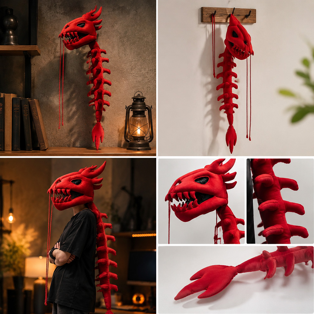 Máscara de Cabeça de Dinossaur - Photography Style avaliação e preço